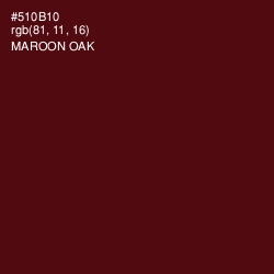 #510B10 - Maroon Oak Color Image